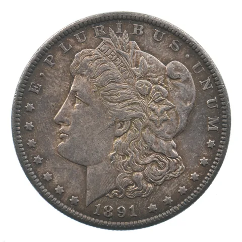 1891-CC Morgan Silver Dollar *3504