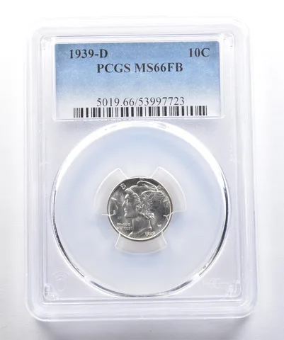 1939-D Mercury Dime MS66 FB PCGS *4210