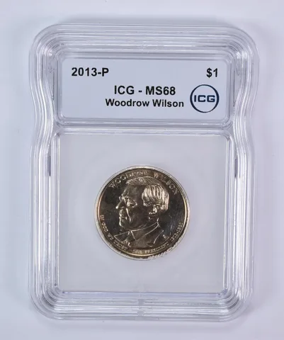 2013-P Presidential $1 Woodrow Wilson MS68 ICG