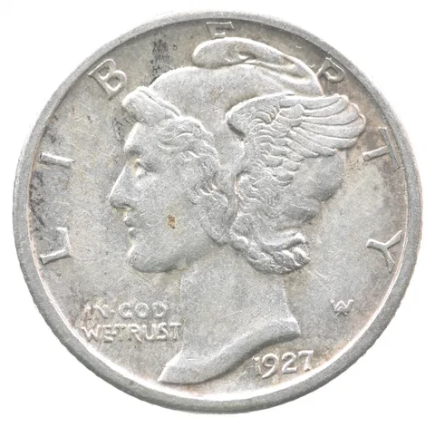 1927-S Mercury Dime a0911