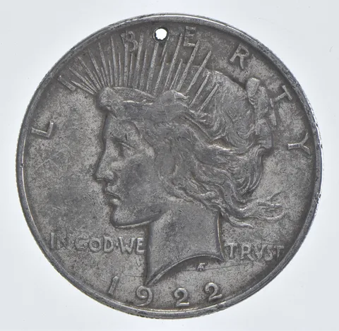 Better - 1922-D Peace Silver Dollar - 90% US Coin *674