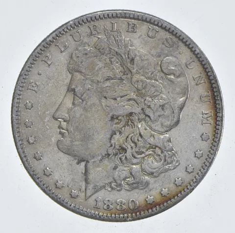 Early - 1880 Morgan Silver Dollar - 90% US Coin *874