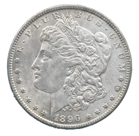 Early - 1896 Morgan Silver Dollar - 90% US Coin *000