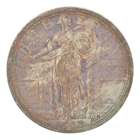 1917 Standing Liberty Quarter Type 1 Beautiful Tone *5143