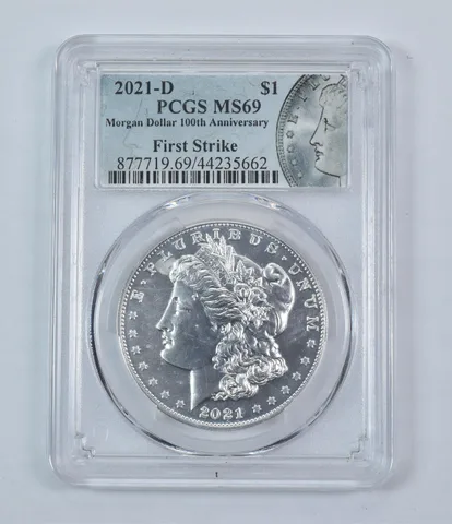 2021-D Morgan Silver Dollar First Strike MS69 PCGS *9267