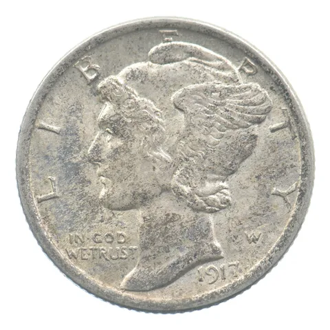 1917 Mercury Dime *9671
