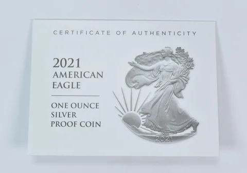 COA 2021-S T2 American Silver Eagle Type 2 Proof Special S Mint