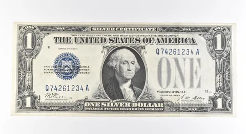 1928 A $1 Silver Certificate Blue Seal Fr#1601 *0488