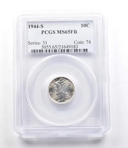 1944-S Mercury Dime MS65 FB PCGS *2666