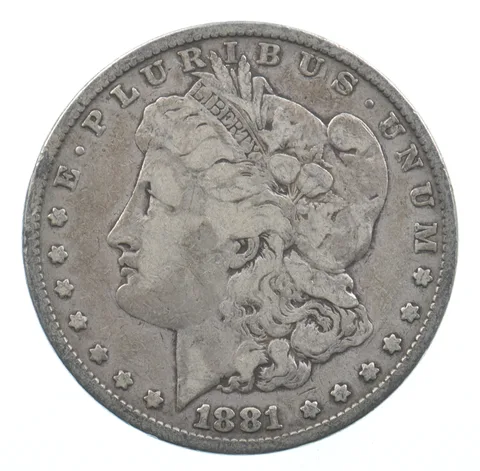 Early - 1881 Morgan Silver Dollar - 90% US Coin *909