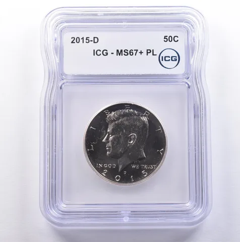 2015-D Kennedy Half Dollar MS67+ PL ICG *9133