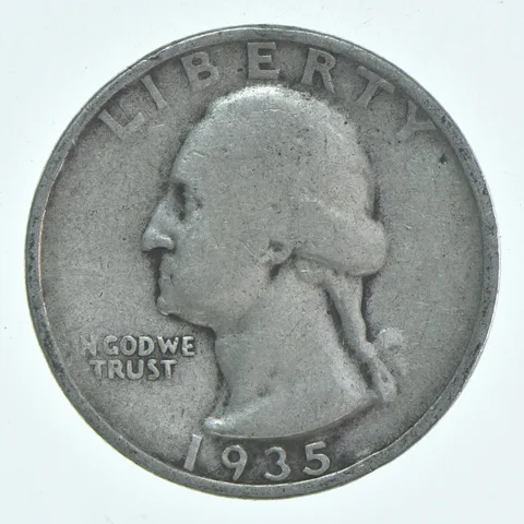 1935 (P) Washington Quarter Average Circ