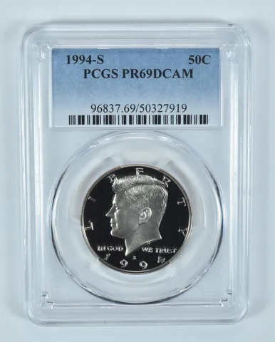 1994-S Kennedy Half Dollar PR69 DCAM PCGS Blue Label