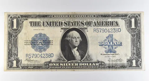 1923 $1 Silver Certificate Large Note Blue Seal Fr#237 a0523