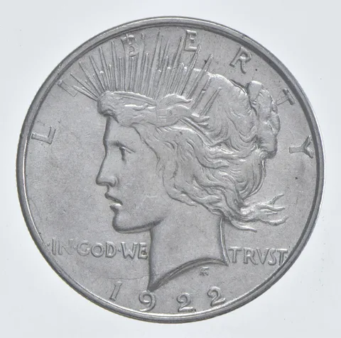 1922-D Peace Silver Dollar Estate Coin Collection *240