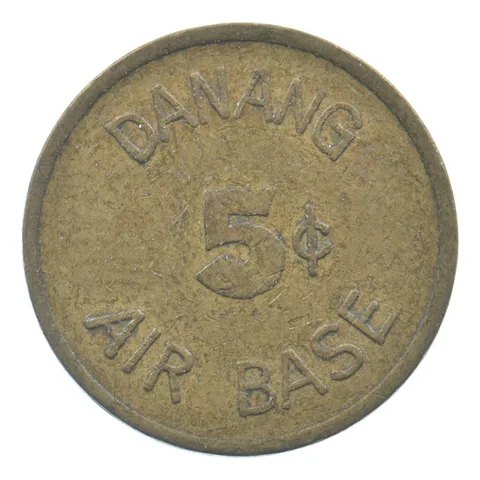 Da Nang Air Base 5 Cents Token *5035