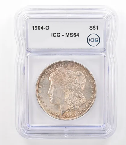 1904-O Morgan Silver Dollar MS64 ICG Beautiful Tone *3166