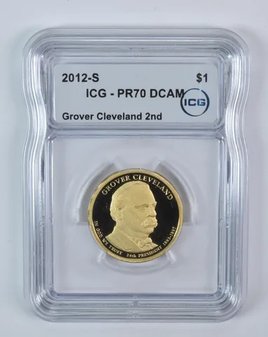 2012-S Presidential $1 Grover Cleveland 2nd Term PR70 DCAM ICG