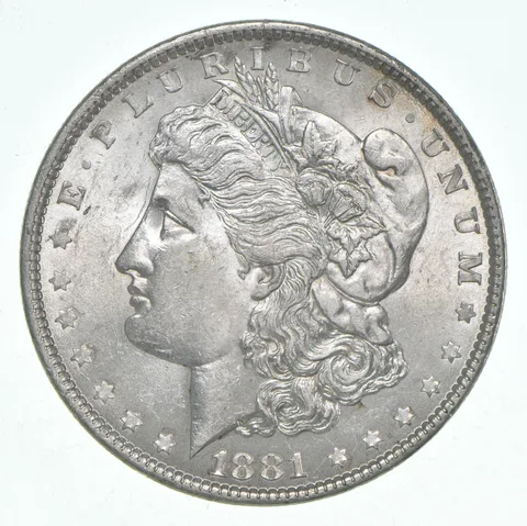 BU/Unc 1881 (P) Morgan Silver Dollar (1 coin)