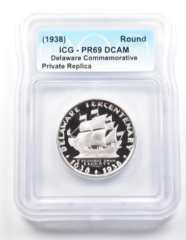 1936 Delaware Half Dollar PR69 ICG Museum Gallery Strike a1286