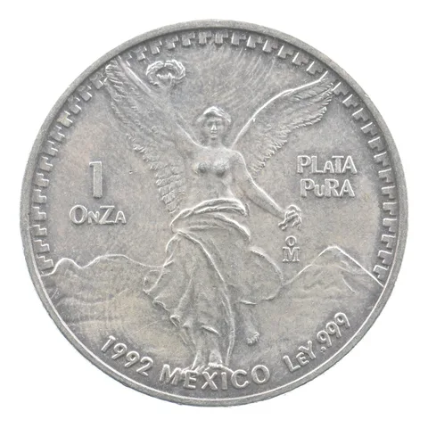 1992 Mo Mexico 1 Onza Silver Libertad *2519