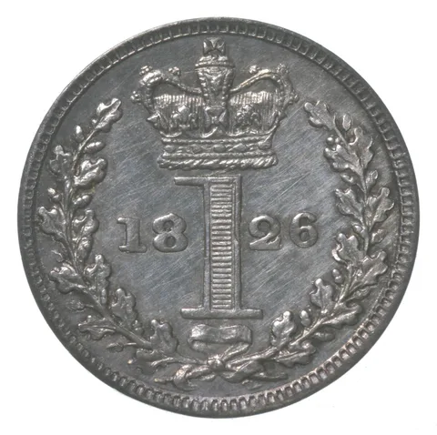 1826 Great Britain 1 Pence Maundy a8399
