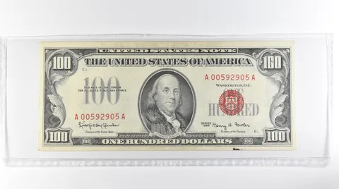 1966 $100 Legal Tender Red Seal *7061