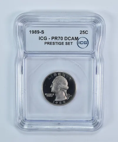 1989-S Washington Quarter Prestige Set PR70 DCAM ICG