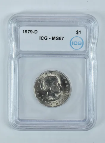 1979-D Susan B Anthony $1 MS67 ICG