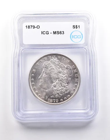 1879-O Morgan Silver Dollar MS63 ICG a5103