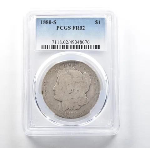 1880-S Morgan Silver Dollar FR02 PCGS Lowball