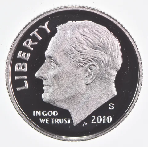 2010-S Roosevelt Dime Proof 90% Silver