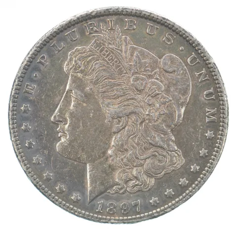 1897 Morgan Silver Dollar Beautiful Tone *6576
