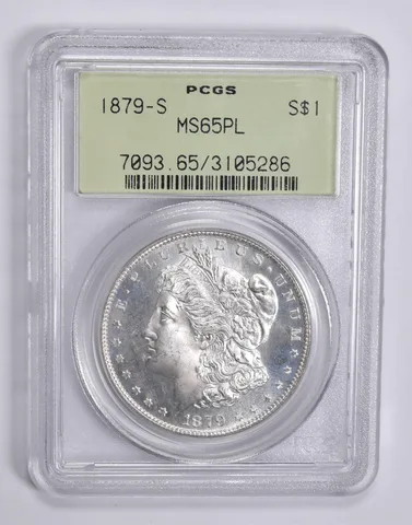 MS65 PL 1879-S Morgan Silver Dollar PCGS OGH Upgrade? *0499