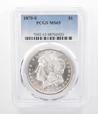 1879-S Morgan Silver Dollar MS65 PCGS INSANE Tone *0653