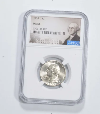 MS66 1939 Washington Quarter NGC *6935