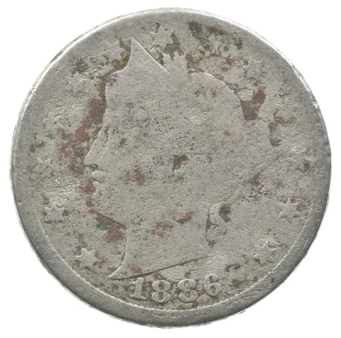 1886 Liberty Head V Nickel *5961