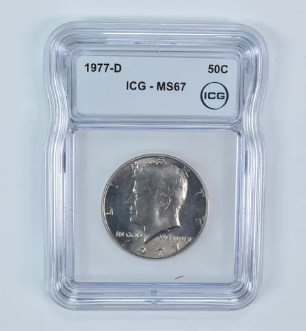 1977-D Kennedy Half Dollar MS67 ICG