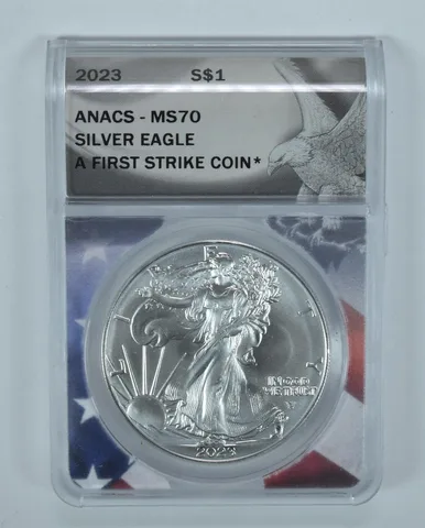2023 American Silver Eagle First Strike MS70 ANACS