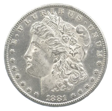 1881-CC Morgan Silver Dollar *4485