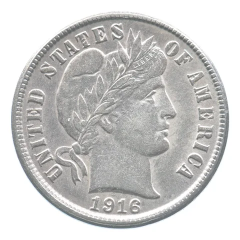 1916-S Barber Dime *6841