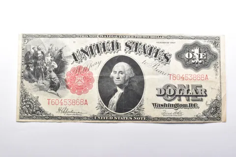 1917 $1 United States Legal Tender Large Note a9669