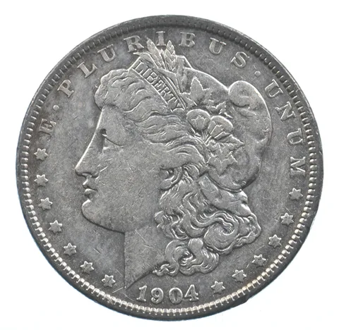 Early - 1904 Morgan Silver Dollar - 90% US Coin *916