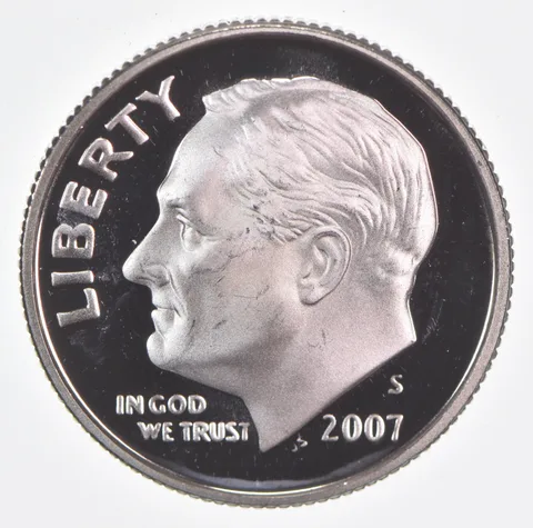 2007-S Roosevelt Dime Proof 90% Silver