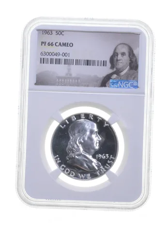 PF66 CAM 1963 Franklin Half Dollar - Graded NGC *6178