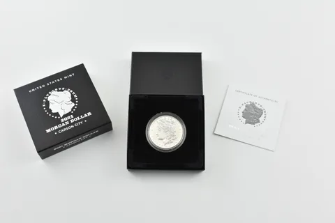 2021-CC Morgan Silver Dollar - Carson City COIN in OGP w/ COA