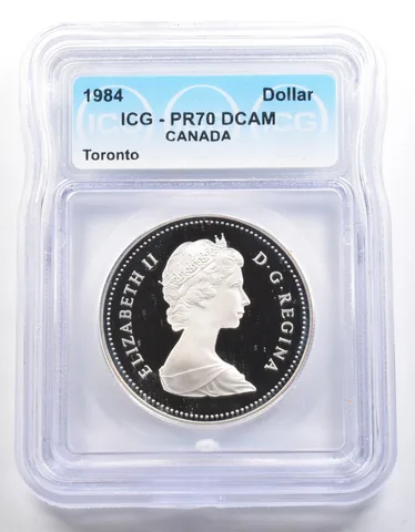 1984 Canada 1 Dollar Toronto PR70 DCAM ICG *3943