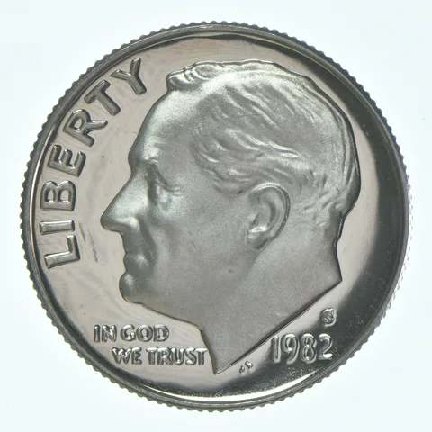 1982-S Roosevelt Dime CLAD Proof