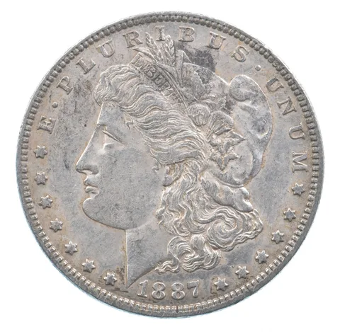 Better 1887 Morgan Silver Dollar - 90% US Coin - Nice Coin *346