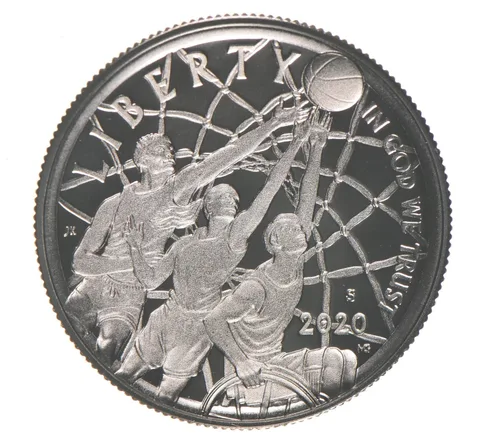 2020-S Proof Basketball Hall of Fame Commemorative Half Dollar